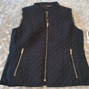 New Directions Vest - Size M - Black/Leopard